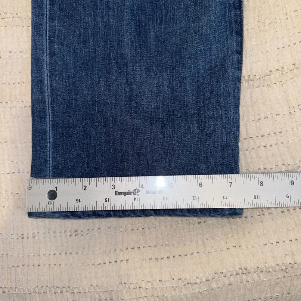 KUT from the Kloth Carrie Boyfriend Jeans‎ Medium Wash Blue Denim Size 14